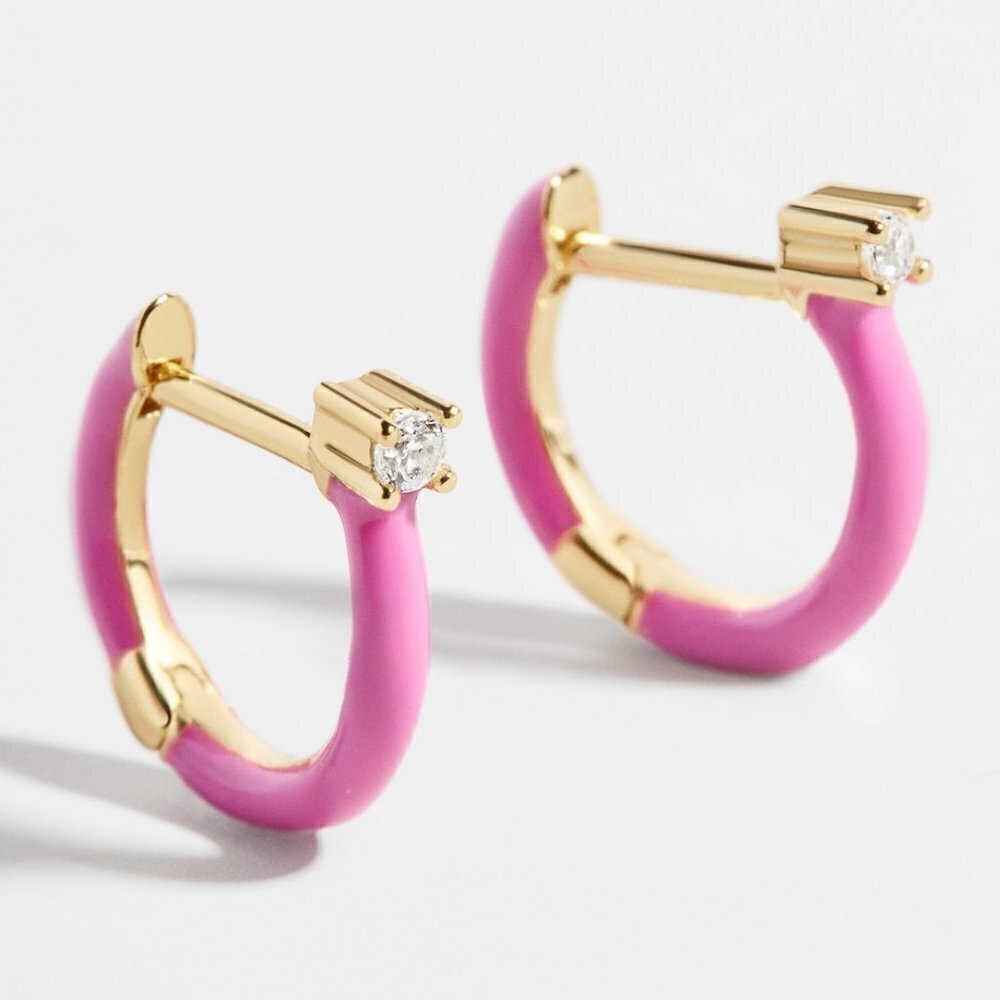 MABEL Hoop Crystal Huggies